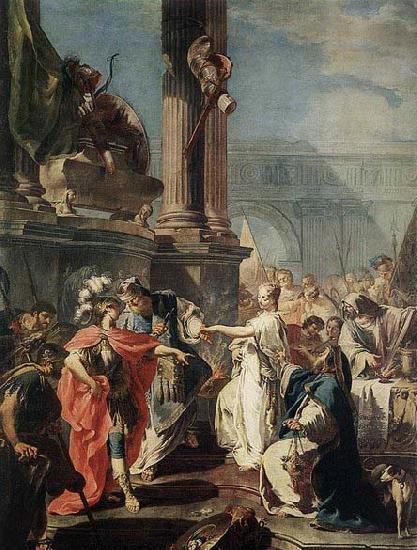 PITTONI, Giambattista The Sacrifice of Polyxena France oil painting art
